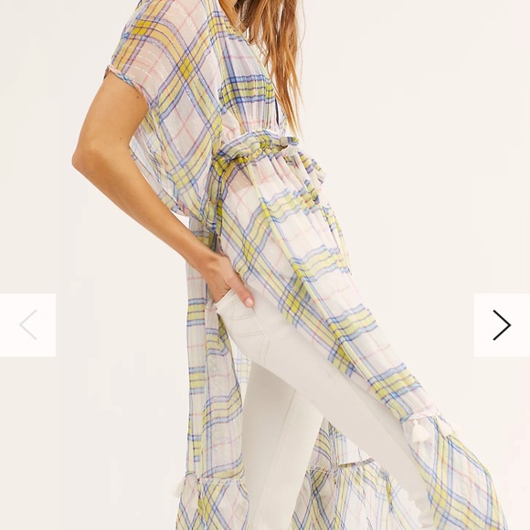 Free People x NFC Lorie Sheer Kaftan - Picture 2 of 7